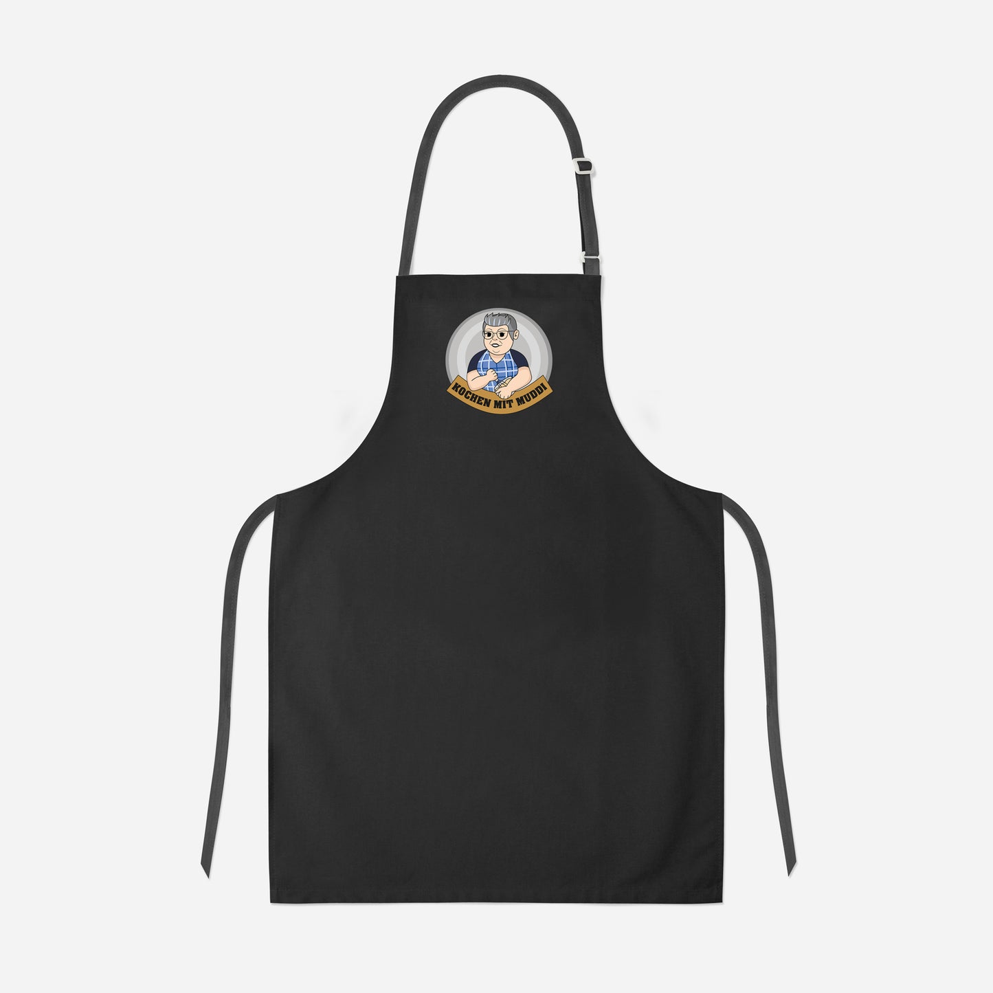 Kochschürze von Muddi, mit Schnalle